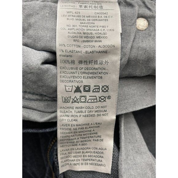 Signature Levi S37 Slim Men’s Blue Jeans Size 36 / 30 - Picture 10 of 11